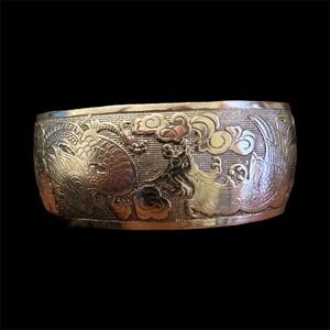 Intricate Silver Cuff Bracelet